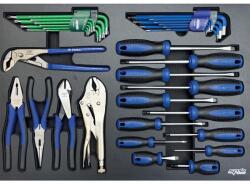 SP Tools Tálcás SP Tools "M" Fogó + csavarhúzó készlet 35 db-os (SP50070)