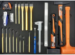 SP Tools Tálcás SP Tools "M" Lakatos szerszám készlet 22 db-os (SP00503HD)