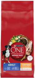 ONE PURINA ONE Adult Medium/Maxi Csirkében és Rizsben Gazdag Eledel Felnőtt Kutyáknak 12 kg