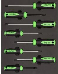 SP Tools Tálcás SP Tools "S" Torx csavarhúzó készlet 8 db-os T8-T40 - SP Tools (SP00512)