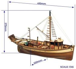 OCCRE Palamos navă de pescuit 1: 45 kit (KR-oc12000)