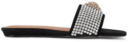 Kurt Geiger London șlapi de piele Kensington C Flat Sandal PPY2-KLD02F_SLV (5382209209)