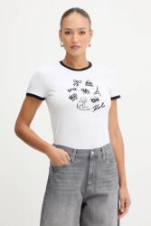 Karl Lagerfeld tricou din bumbac PPY2-TSD073_00X (B1W17027)