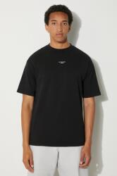 Drôle de Monsieur tricou din bumbac Le T-Shirt Slogan Classique 9BYH-TSM0C1_99X (PERM.TS202.CO002.BL)