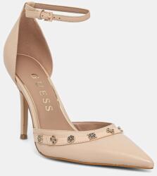 Guess pantofi cu toc NANAE PPY2-OBD0CA_08X (FLPNAA.LEA08.NUDE)