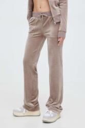 Juicy Couture pantaloni de trening din velur PPYH-SPD0D4_80X (JCAP180.379)