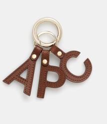 APC A. P. C. breloc de piele porte-cles lettres 9BYA-AKU00G_88A (PXAWV.F63656)