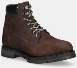 Tommy Hilfiger cizme înalte din piele FLEX TH OUTDOOR W NBK BOOT 9BYA-OBM04T_89X (FM0FM05563)