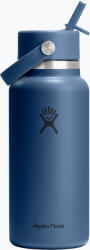 Hydro Flask Hőtartó kulacs Hydro Flask Wide Flex Straw 946 ml harbor blue