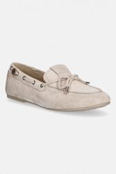 Guess mocasini din piele întoarsă AISHA PPY2-OBD0B1_08X (FLPAIS.SUE14.BEIGE)