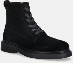 Calvin Klein pantofi de piele întoarsă COMBAT ESS LACE UP ZIP BOOT SU 9BYA-OBM03S_99X