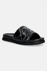 Zadig&Voltaire șlapi de piele Teddy PPY2-KLD0I5_99X