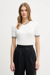 Tommy Hilfiger pulover cu mânecă scurtă pentru femei din bumbac PPYH-SWD08K_01A (WW0WW41787)