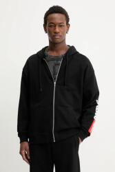 Diesel hanorac de bumbac S-BOXT-ZIP-HOOD-DIV PPY2-BLM087_99X (A20022.0GEAD)