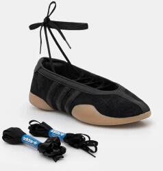adidas Originals balerini din piele întoarsă Taekwondo Mei Ballet W 9BYA-OBD2U2_99X (JQ0669)