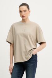 Giorgio Armani tricou pentru femei din bumbac PPYA-TSD0D8_08X (XW001182.AF15085)