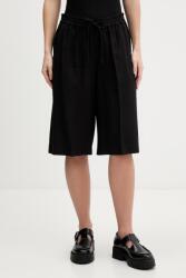 Karl Lagerfeld Jeans pantaloni scurți din amestec de in PPY2-SZD0IO_99X (B2W10057)