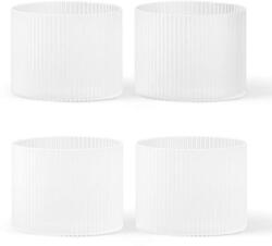 Ferm Living set de pahare Ripple Low Glasses 200 ml 4-pack 99KK-KBU6WU_00X (1104269324) Pahar