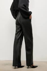 Answear. LAB pantaloni straight pentru femei din piele B9YA-SPD037_99X (NATALIE)