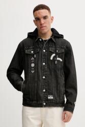 Evisu geacă din denim Weel of Wisdom 9BYH-KUM1MN_99X (2EAHTM4DJ1001)