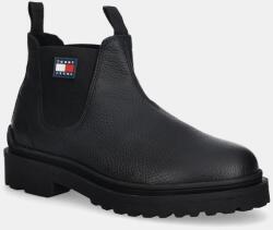 Tommy Jeans ghete chelsea de piele TJM CHELSEA LEATHER WL 9BYA-OBM065_99X (EM0EM01670)