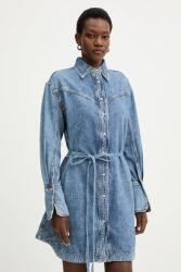 BOSS Orange rochie jeans C SHIRTDRESS PPY2-SUD04S_55J (50557046)