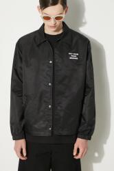 Drôle de Monsieur geacă cu aspect de cămașă La Veste Slogan 9BYH-KUM06H_99X (PERM.JT183.PA014.BL)