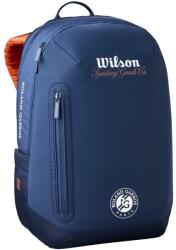 Wilson Roland Garros 2026 Super Tour Session de Soirée Backpack Dark Navy Hátizsák teniszütőhöz