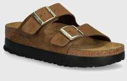 Birkenstock papuci din nubuc Arizona Platform Flex Birkenstock x Papillio 9BYH-KLD025_88X (1028366)