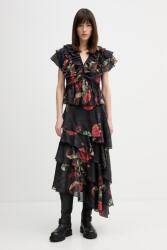 AllSaints fustă cu in CAYA PPY2-SDD0DP_99X (W006RE)