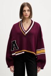 AMBUSH pulover de lână Damaged Rib V Neck Sweater 9BYH-SWD1CL_83X (BWHD002F24KNI0012846)