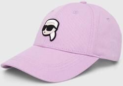 Karl Lagerfeld șapcă de baseball din bumbac 99KK-CAD0G9_04X (240W3430)
