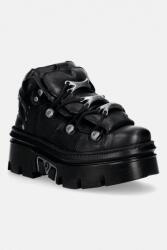 New Rock sneakers din piele CRUST NEGRO, REACTOR NEGRO E14 casco CON PPY2-OBD27R_99X (M.WALL106.S32)