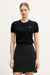 Ralph Lauren pulover cu mânecă scurtă pentru femei cu bumbac 9BYA-SWD00W_99X (211971872)