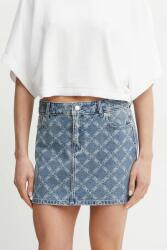 MICHAEL Michael Kors fustă din denim PPYA-SDD0K0_55X (MS570I6H2P)