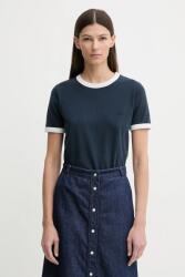 APC A. P. C. tricou din bumbac T-SHIRT CROP MANCHE COURTE CONTRASTÉ PPY2-TSD0KF_59X (COHBQ.F26550)