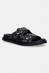 Blauer șlapi de piele BLOOM02 PPY2-KLD0ID_99X
