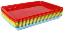  Kis méretű műanyag tálca Türkíz változatban 36x25cm
