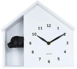 Karlsson ceas de perete cu sunet Peeking Doggy 26 x29 cm 99KK-ZEU09F_00X (KA6097WH)