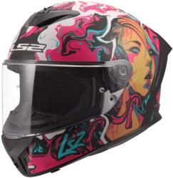 LS2 FF820 Rapid III Cyberg zárt motoros bukósisak matt lila-kékeszöld