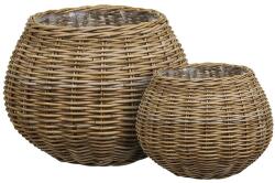 House Nordic set de huse pentru ghivece Melaka o57 / o33 cm 2-pack 99KK-DOU05K_12X (4401187)