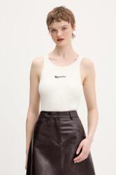 Karl Lagerfeld Jeans crop top pentru femei cu bumbac PPY2-TSD0CC_01X (B1W18024)