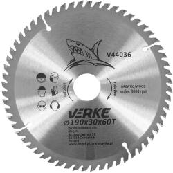 Verke 190 mm körfűrészlap 60 foggal, keményfém éllel - V44036 (V44036)