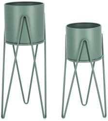 Bizzotto set de ghivece de flori cu suport Madelyn 23, 5 × 53/57 / 21, 5 × 42/46 cm 2-pack 99KK-DOU04T_76X (723943)