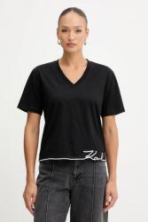 Karl Lagerfeld tricou din bumbac PPY2-TSD07F_99X (B1W17031)