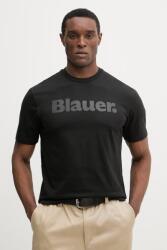Blauer tricou din bumbac BOURN PPY2-TSM1NE_99X (BLUH02287)