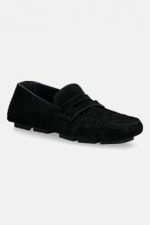 Calvin Klein mocasini din piele întoarsă SQUARE DRIVER SUEDE PPY2-OBD06K_99X