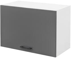 Leziter Praktik 60 felső szekrény 1 felnyíló ajtós, fehér-antracit (PR60F1ANYFHAN) - geminiduo