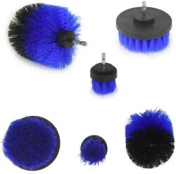  Nylon tisztítókefe készlet fúrógéphez (3 db) - univerzális szár - M06990 (M06990)