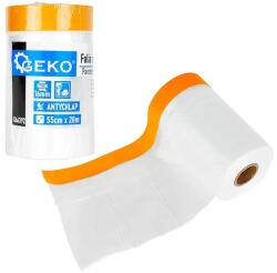 GEKO Festő takarófólia washi maszkolószalaggal 55 cm x 20 m (16 mm) - G66392 (G66392)